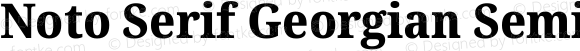 Noto Serif Georgian SemiCondensed ExtraBold