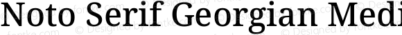 Noto Serif Georgian Medium