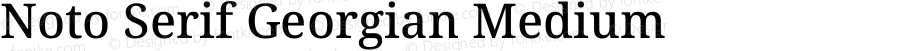 Noto Serif Georgian Medium