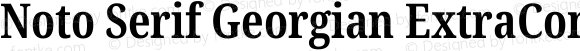 Noto Serif Georgian ExtraCondensed Bold