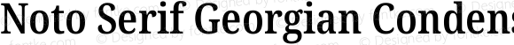 Noto Serif Georgian Condensed SemiBold