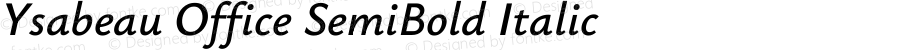 Ysabeau Office SemiBold Italic