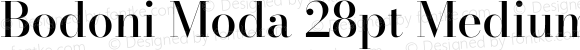 Bodoni Moda 28pt Medium