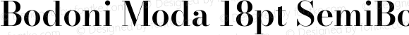 Bodoni Moda 18pt SemiBold