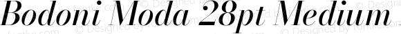 Bodoni Moda 28pt Medium Italic