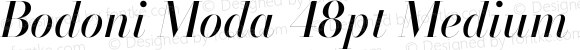 Bodoni Moda 48pt Medium Italic