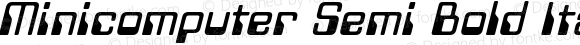 Minicomputer Semi Bold Italic