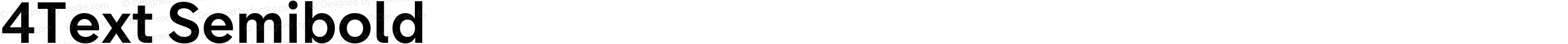 4Text Semibold
