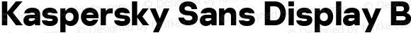 Kaspersky Sans Display Bold