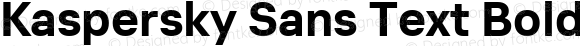 Kaspersky Sans Text Bold