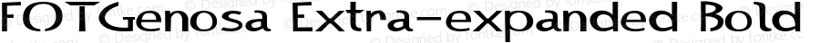 FOTGenosa-ExtraexpandedBold