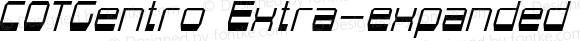 FOTGentro Extra-expanded Italic