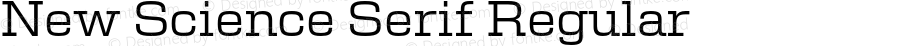 New Science Serif Regular