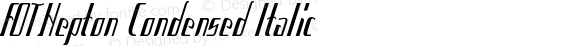 FOTHepton Condensed Italic