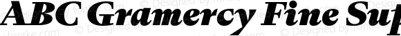 ABC Gramercy Fine Super Italic