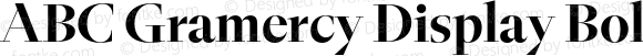 ABC Gramercy Display Bold
