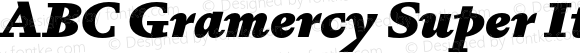 ABC Gramercy Super Italic