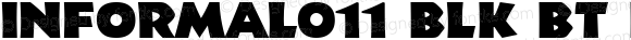 Informal011 Blk BT Black mfgpctt-v1.52 Tuesday, January 19, 1993 2:32:59 pm (EST)