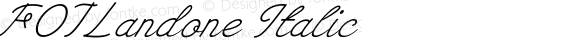 FOTLandone-Italic