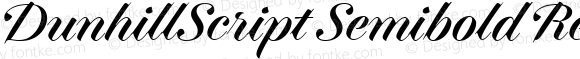 DunhillScript Semibold