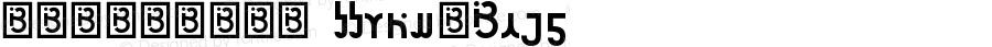 崩坏·星穹铁道字母 Sans-Bold