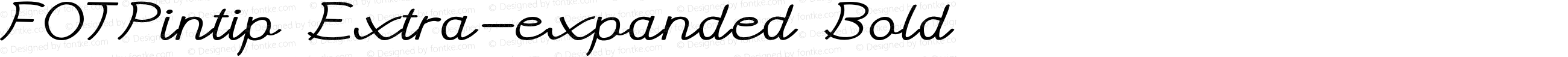 FOTPintip Extra-expanded Bold