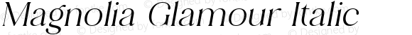 Magnolia Glamour Italic