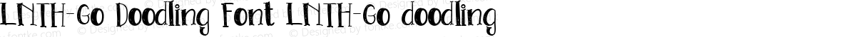 LNTH-Go Doodling Font LNTH-Go doodling