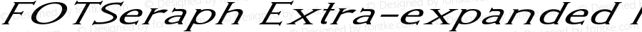 FOTSeraph Extra-expanded Italic