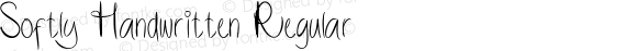 Softly Handwritten Regular