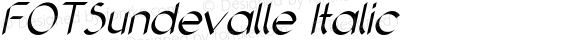 FOTSundevalle-Italic