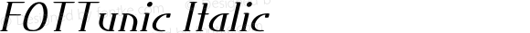 FOTTunic-Italic