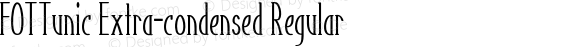 FOTTunic Extra-condensed Regular