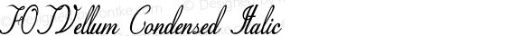 FOTVellum Condensed Italic