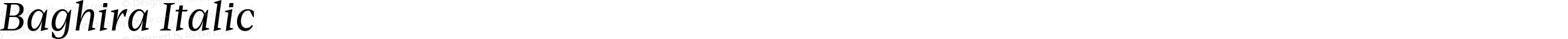 Baghira Italic