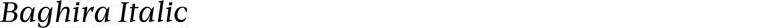 Baghira Italic
