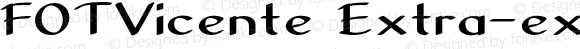 FOTVicente Extra-expanded Bold