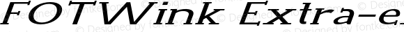 FOTWink Extra-expanded Italic