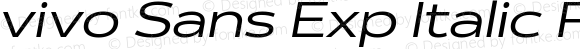 vivo Sans Exp Italic Regular