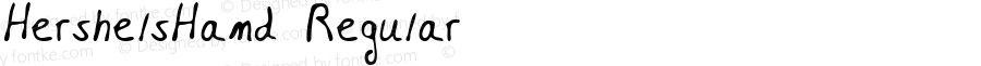 HershelsHand Regular The IMSI MasterFonts Collection, tm 1996 IMSI (International Microcomputer Software Inc.)