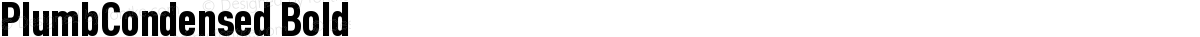 PlumbCondensed Bold