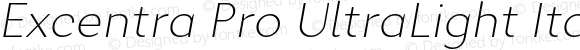 ExcentraPro-UltraLightItalic