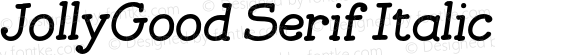 JollyGood Serif Italic