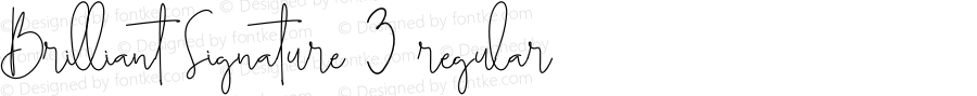 Brilliant Signature 3 regular