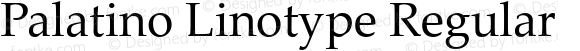 Palatino Linotype Regular