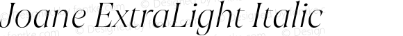 Joane-ExtraLightItalic