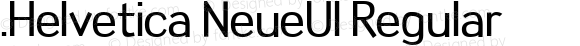 .Helvetica NeueUI Regular