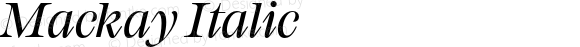 Mackay Italic