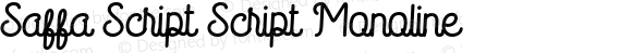 Saffa Script Script Monoline