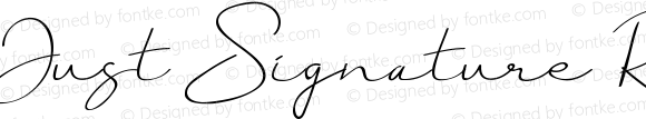 Just Signature Regular